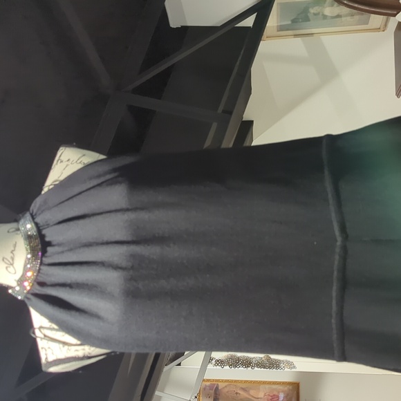 Elegant Black Embellished Women's Jumpsuit - Picture 2 of 6